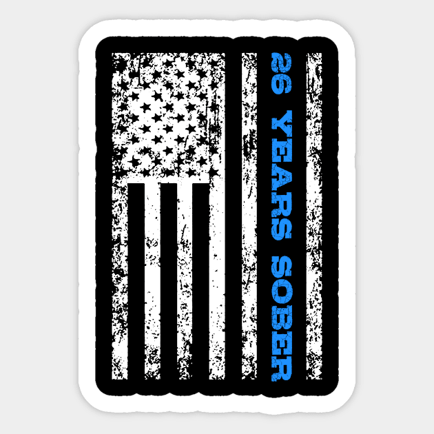 26 Years Sober Sticker by mikevdv2001